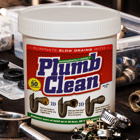 Plumb Clean Package Label
